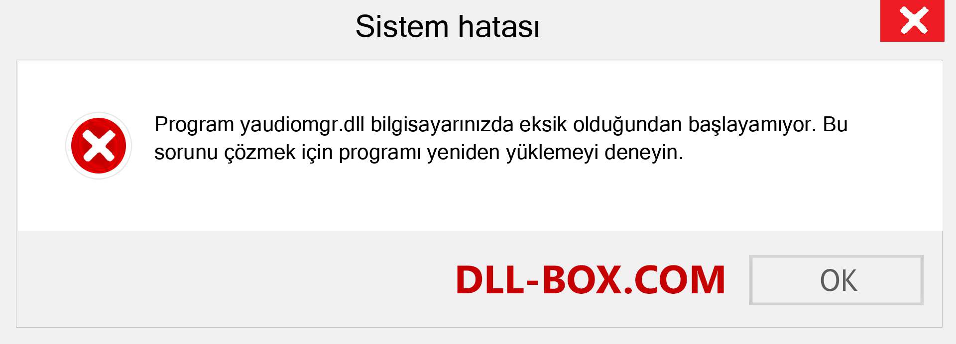 yaudiomgr.dll dosyası eksik mi? Windows 7, 8, 10 için İndirin - Windows'ta yaudiomgr dll Eksik Hatasını Düzeltin, fotoğraflar, resimler